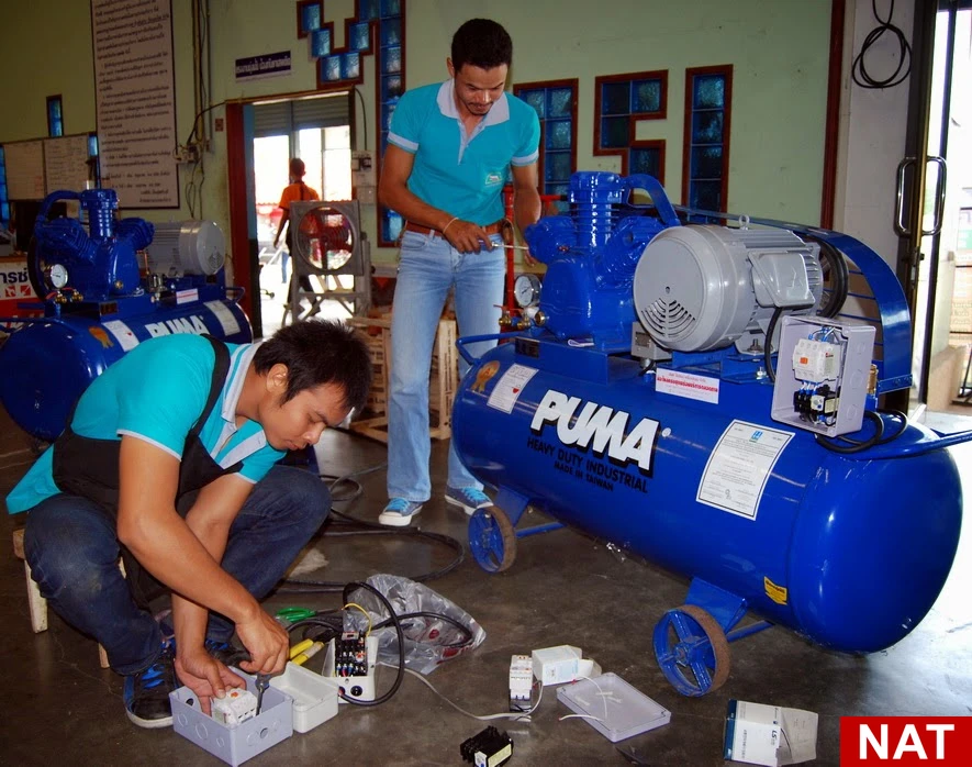 vấn đề về điện nước khí nén
