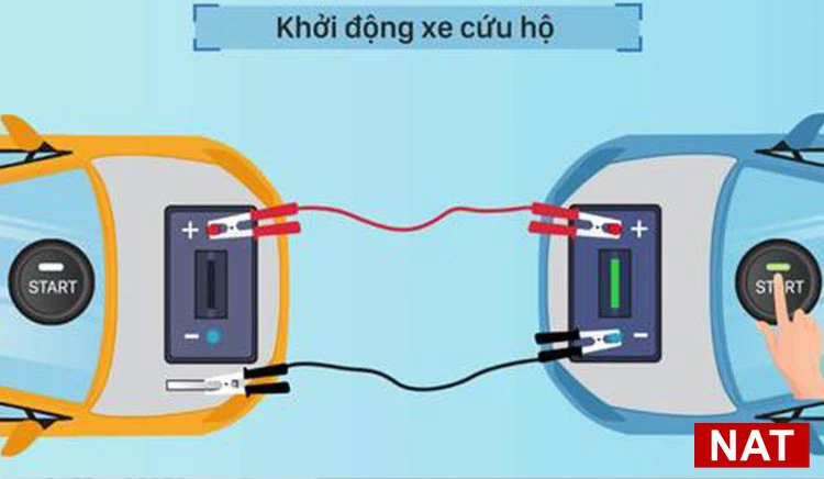 Cách câu bình ắc quy ô tô theo 7 bước
