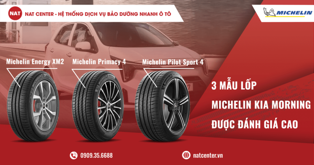3 mẫu lốp phổ biến dành cho dòng xe này