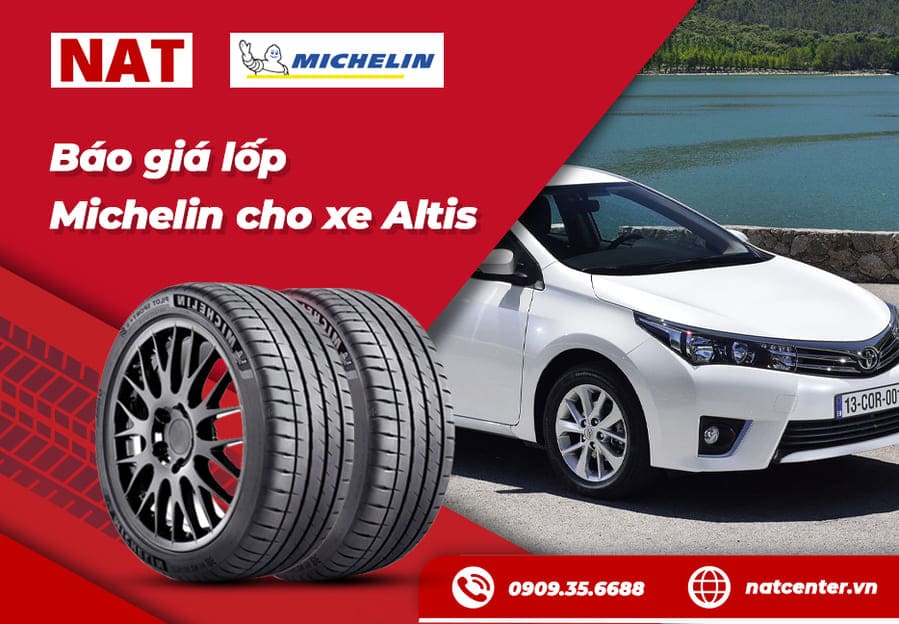 Giá lốp Michelin xe Altis