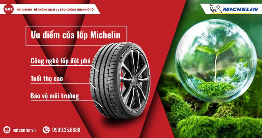 Ưu điểm nổi bật từ sản phẩm của thương hiệu Michelin