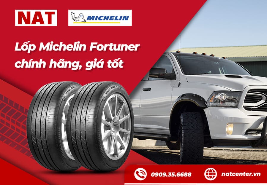 Vỏ xe Michelin Fortuner chính hãng