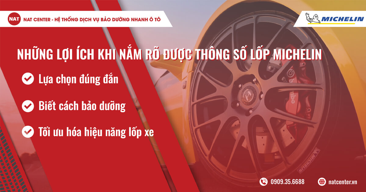 Lợi ích khi hiểu được thông số trên lốp