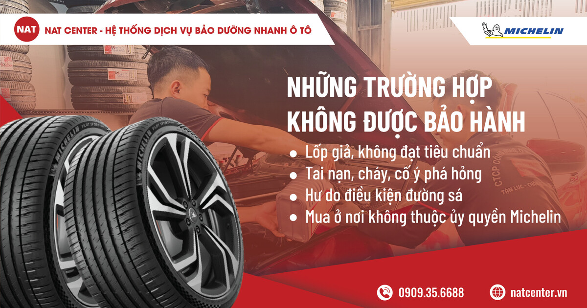 Những trường hợp không được bảo hành