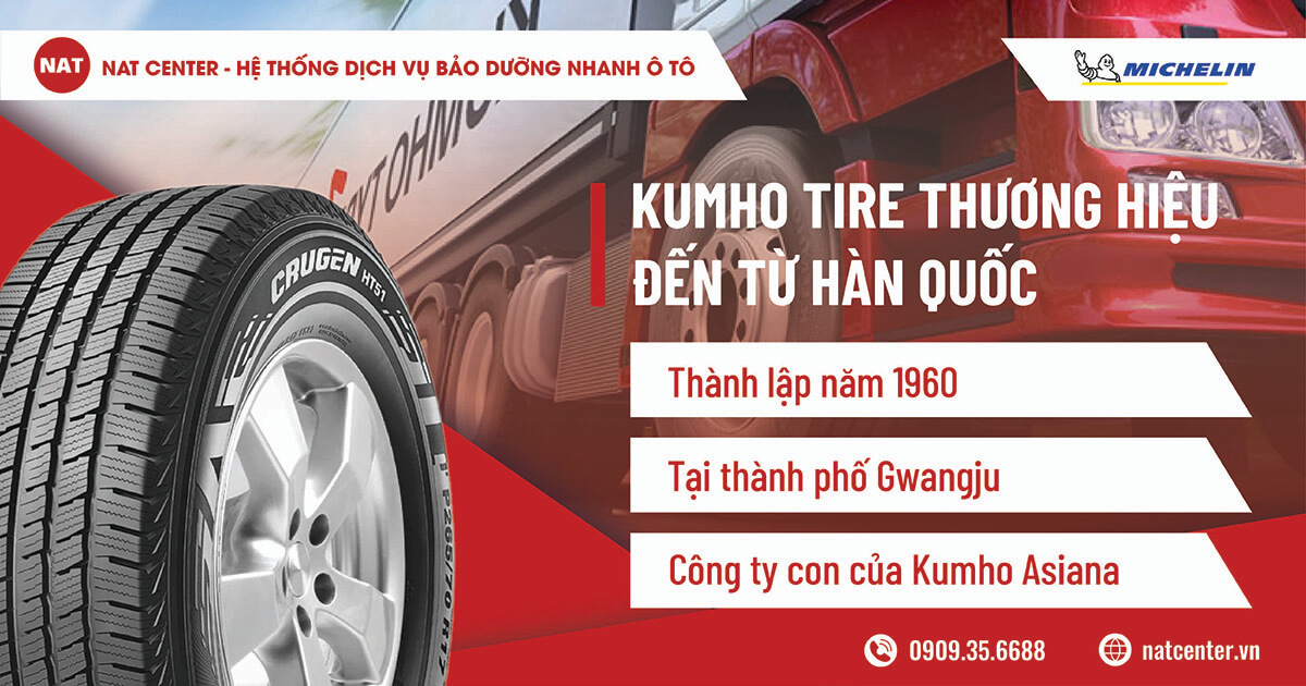Tìm hiểu về lốp xe Kumho