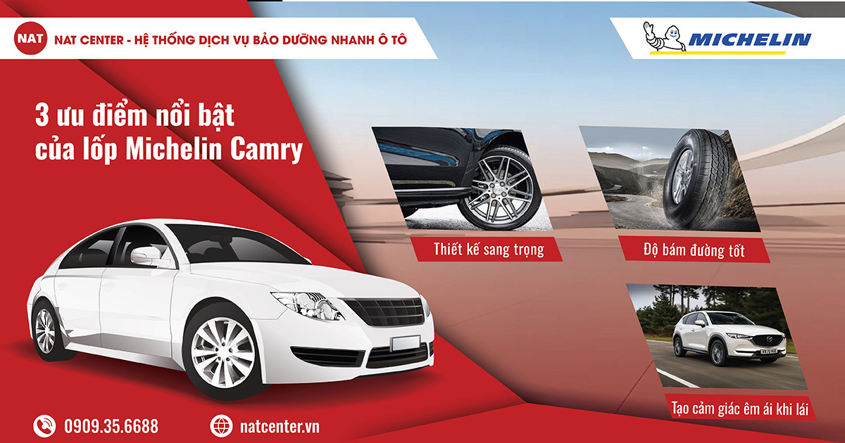Ưu điểm nổi bật của dòng lốp Michelin