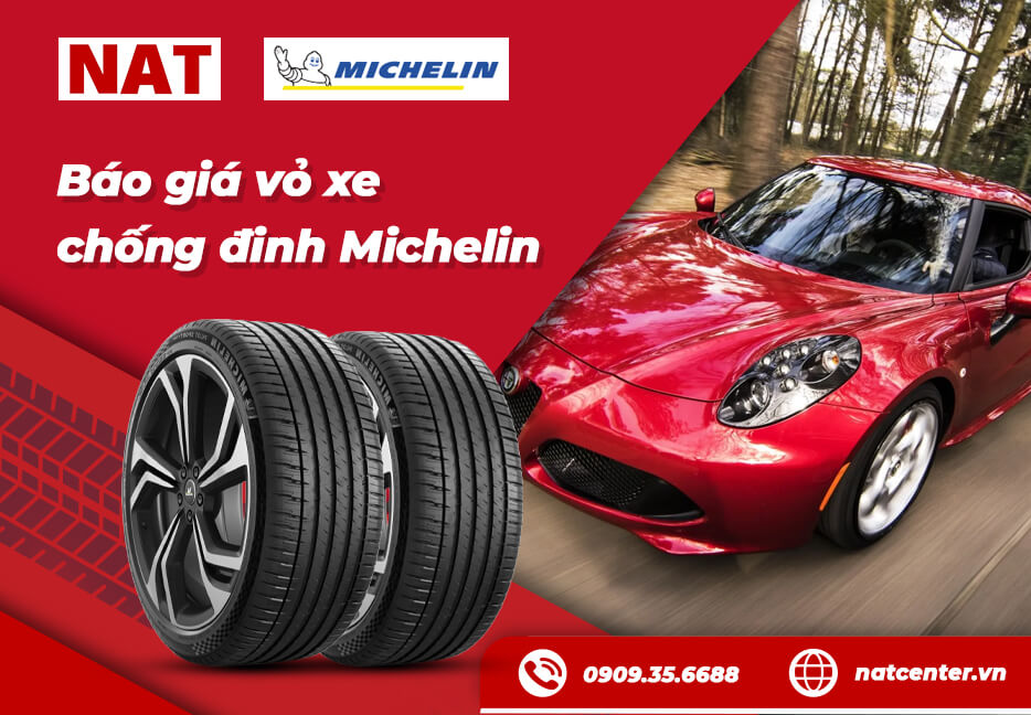 báo giá vỏ xe chống đinh michelin