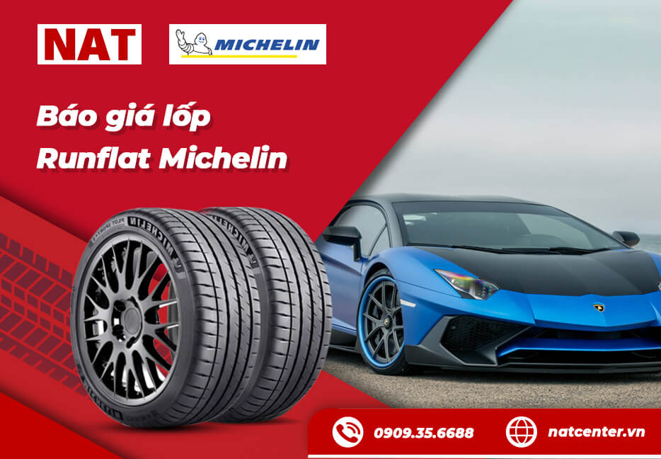 báo giá lốp runflat michelin