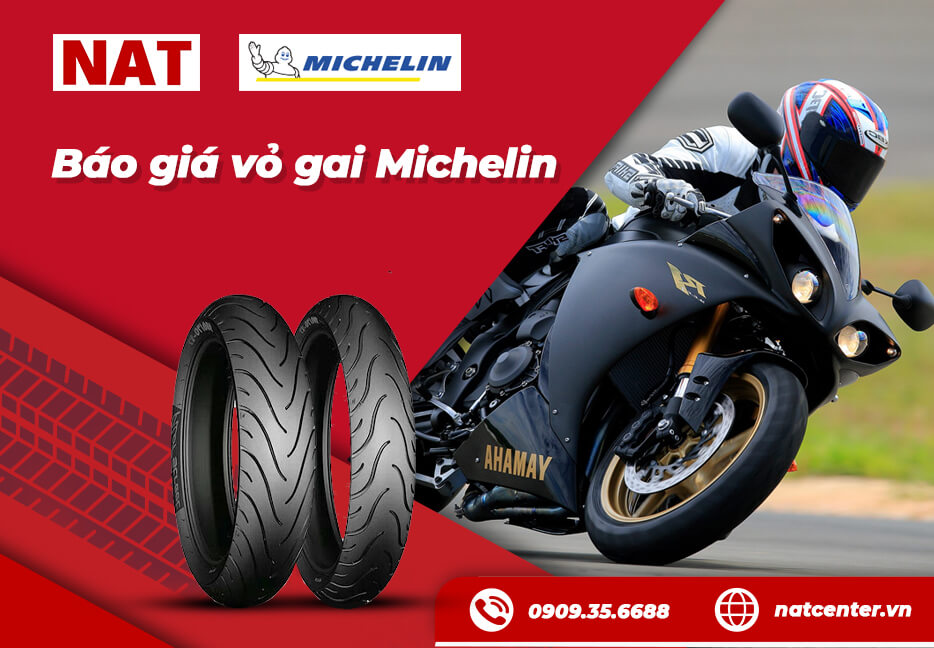 báo giá vỏ gai michelin