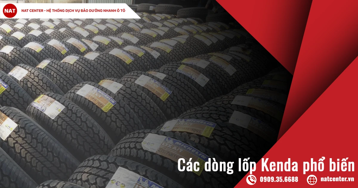Các dòng lốp Kenda phổ biến