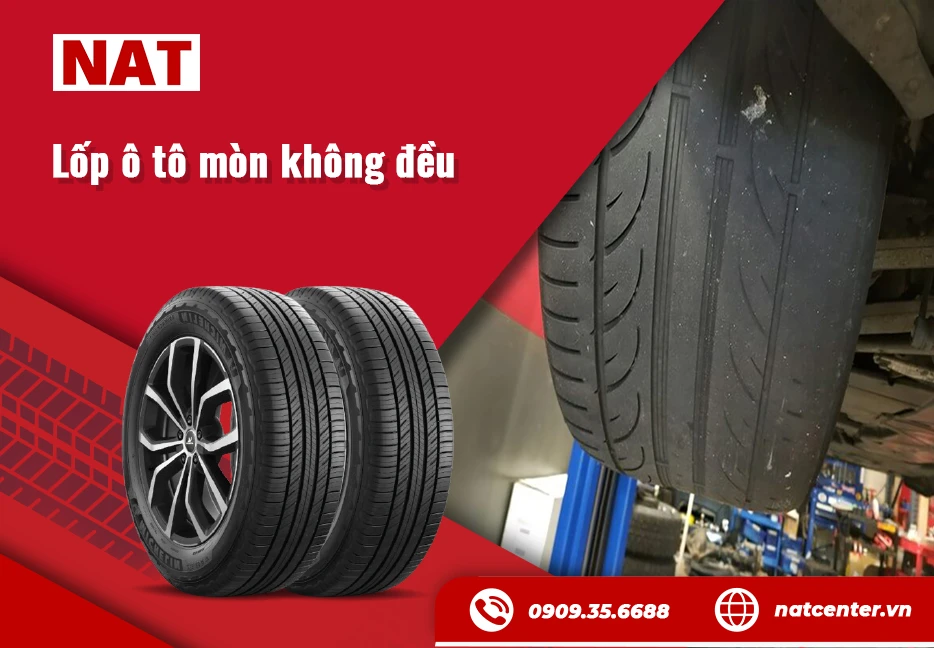 lốp mòn không đều