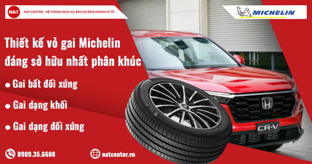 Thiết kế vỏ gai Michelin đáng sở hữu nhất phân khúc