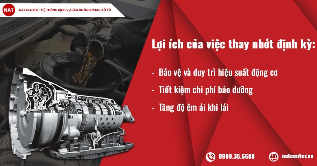 Lợi ích của việc thay nhớt định kỳ