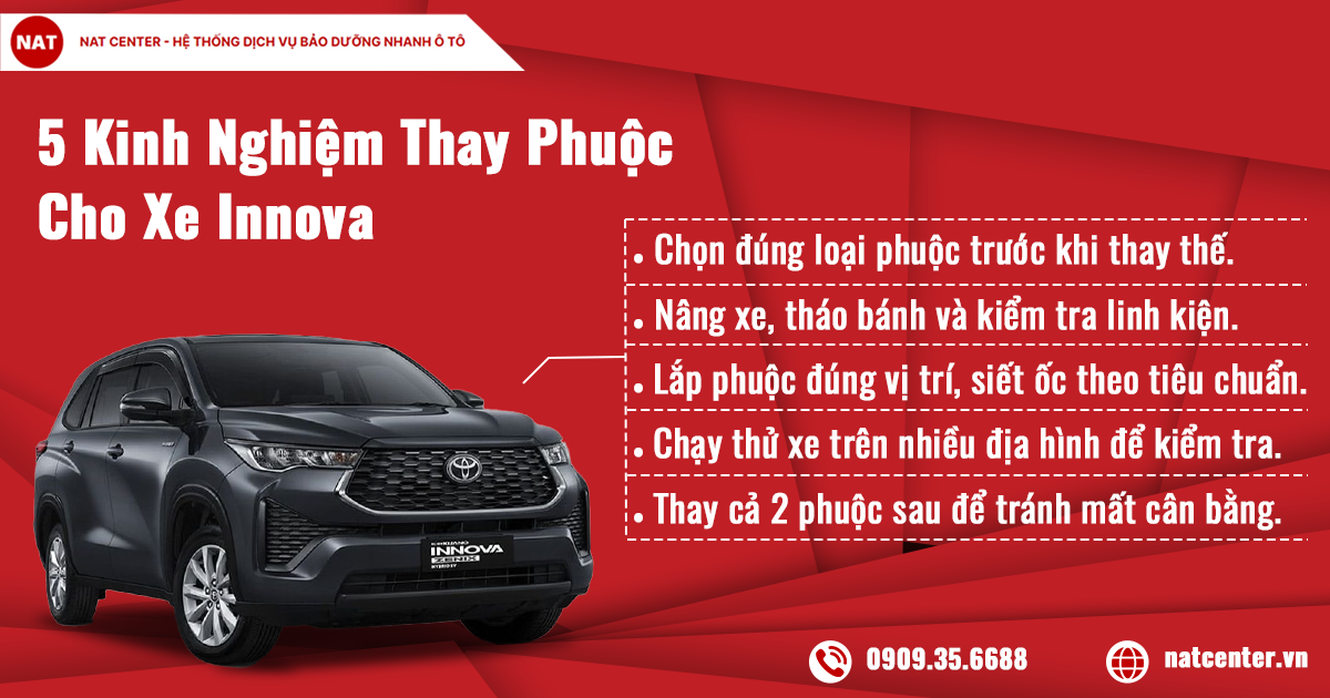 Kinh nghiệm thay phuộc
