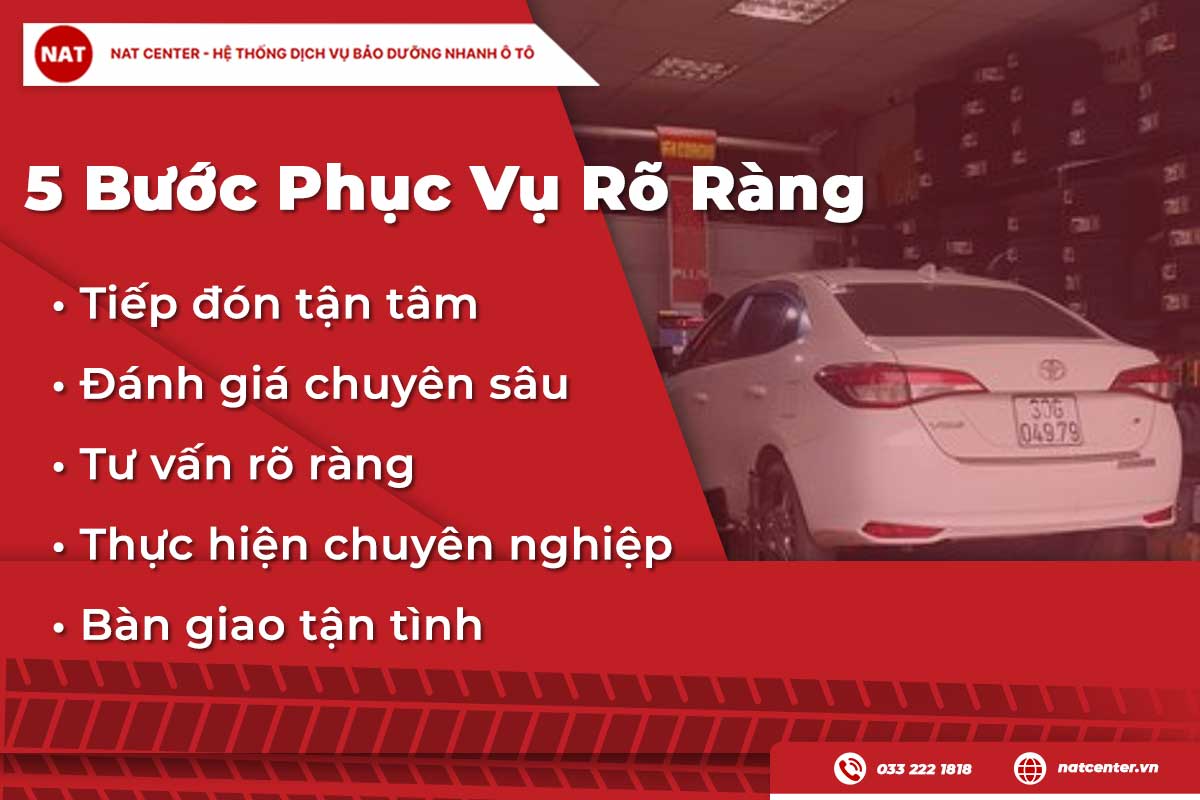 Trung tâm dịch vụ lốp xe Bridgestone tại NAT Center