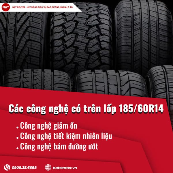 Các Công Nghệ Giảm Ồn Có Trên Lốp 185/60R14