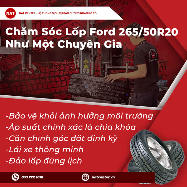 lốp xe ford everest 265 50r20