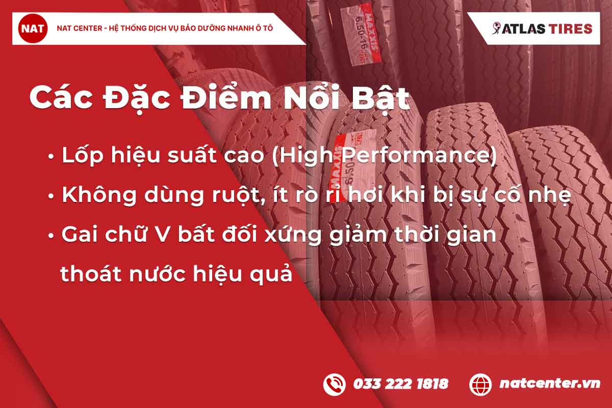 Đặc điểm nổi trội của lốp Atlas 215/45R17