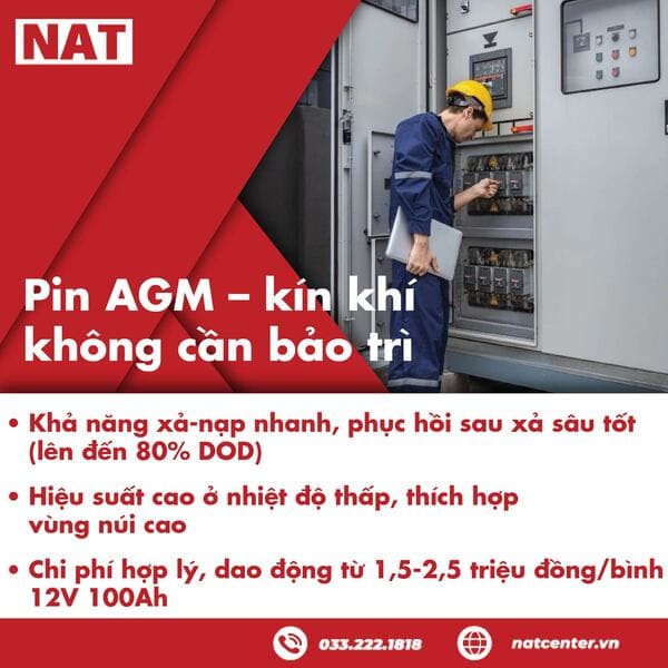 Bình Ắc Quy Viễn Thông