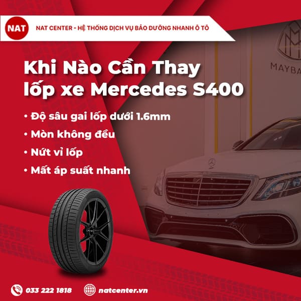 lốp xe mercedes s400