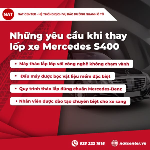 lốp xe mercedes s400