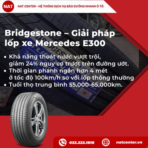 lốp xe mercedes e300