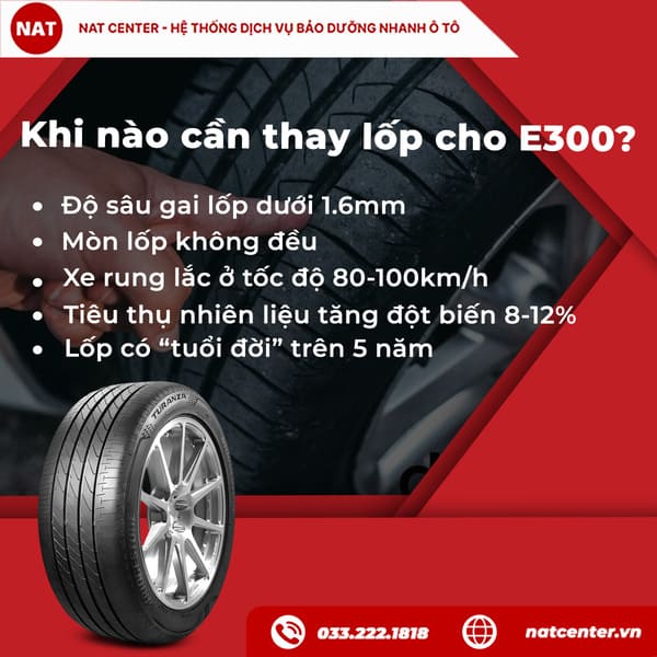 lốp xe mercedes e300
