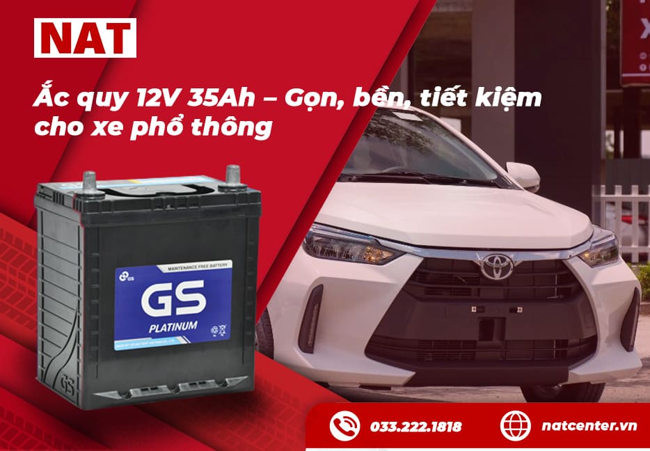 BÌnh ắc quy 12V 35Ah