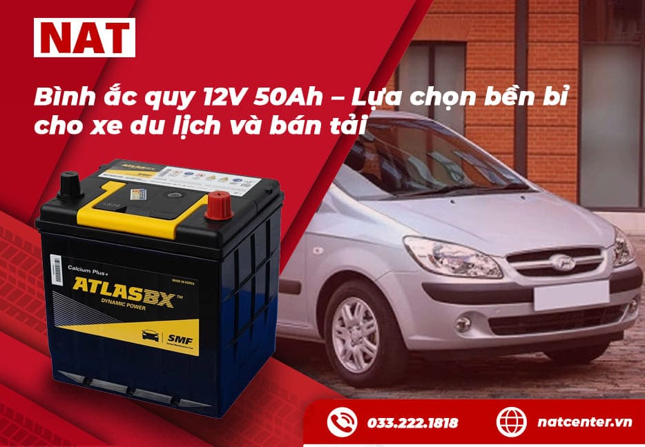 Bình ắc quy 12V 50Ah