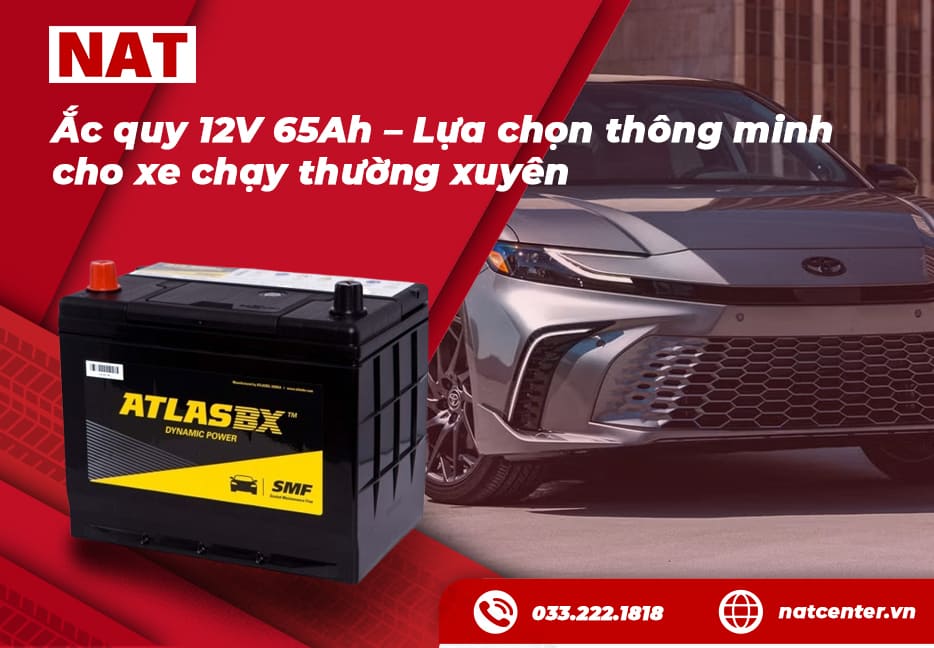Bình ắc quy 12V 65Ah