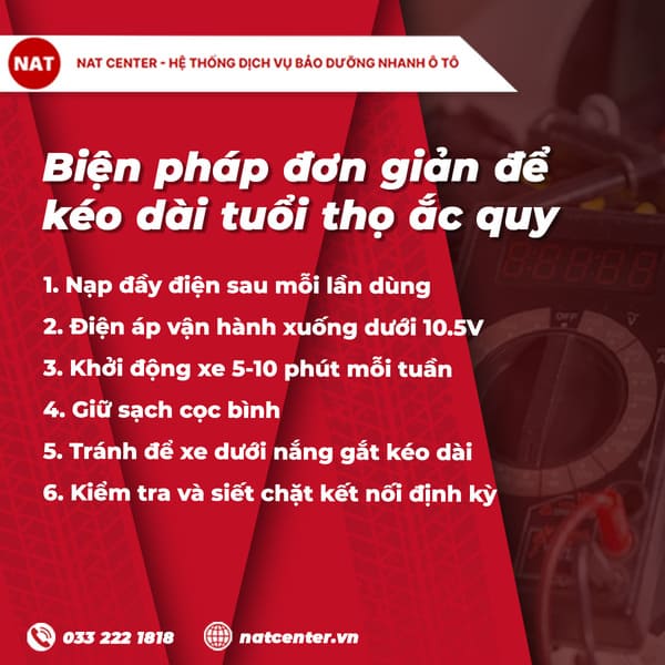Cách nâng cao tuổi thọ lên 1.5–2 lần