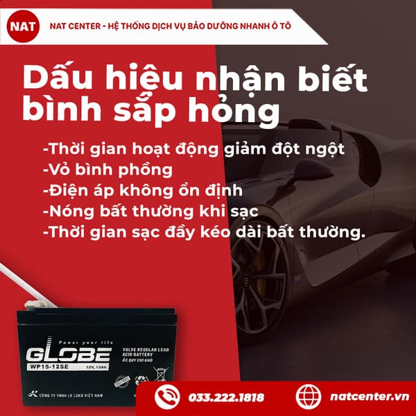 Dấu hiệu nhận biết bình sắp hỏng
