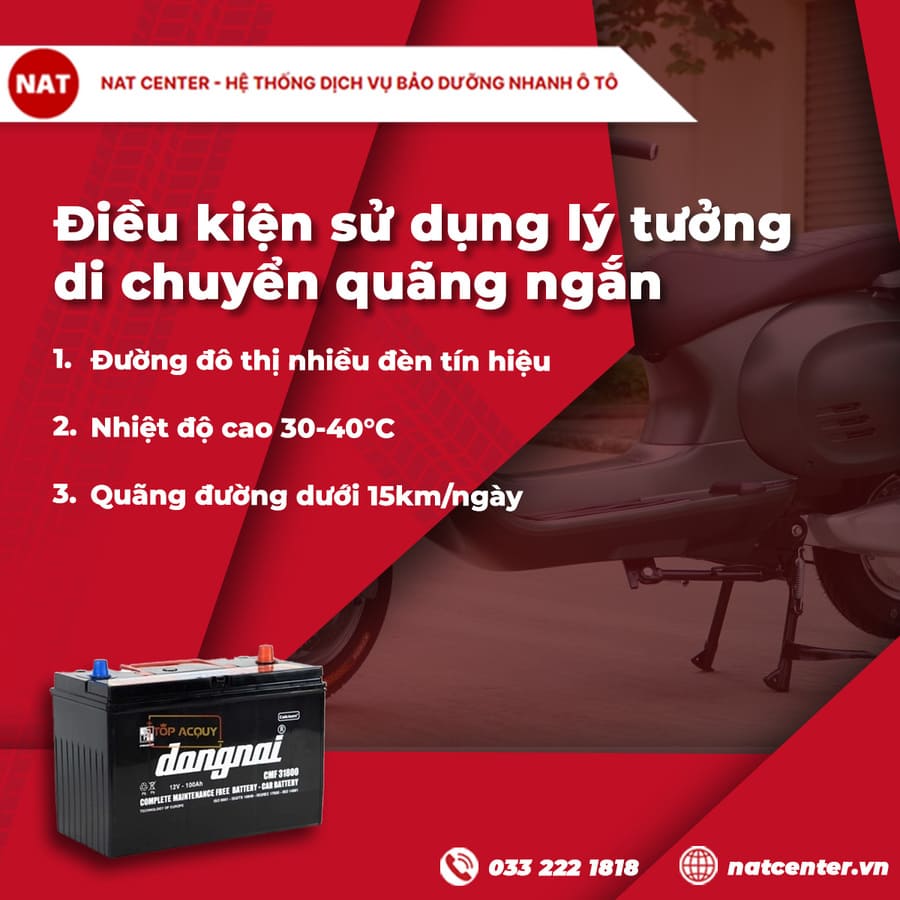 Điều kiện sử dụng lý tưởng