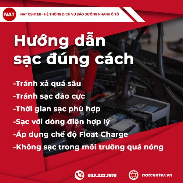 Hướng dẫn sạc đúng cách