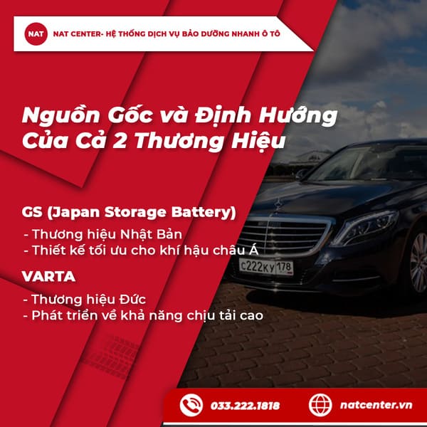 So sánh công nghệ và cấu tạo: GS và Varta khác nhau thế nào bên trong?