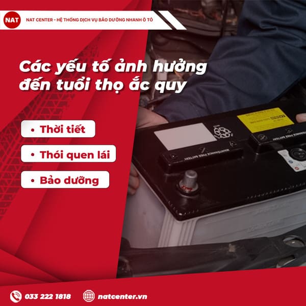 Tuổi thọ ắc quy xe Outlander bao lâu?