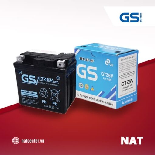Bình Ắc Quy GS 12V 5AH GTZ6V MF