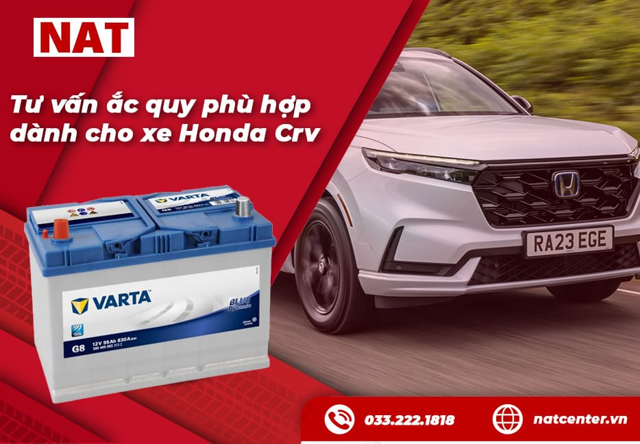 Ắc quy Honda Crv