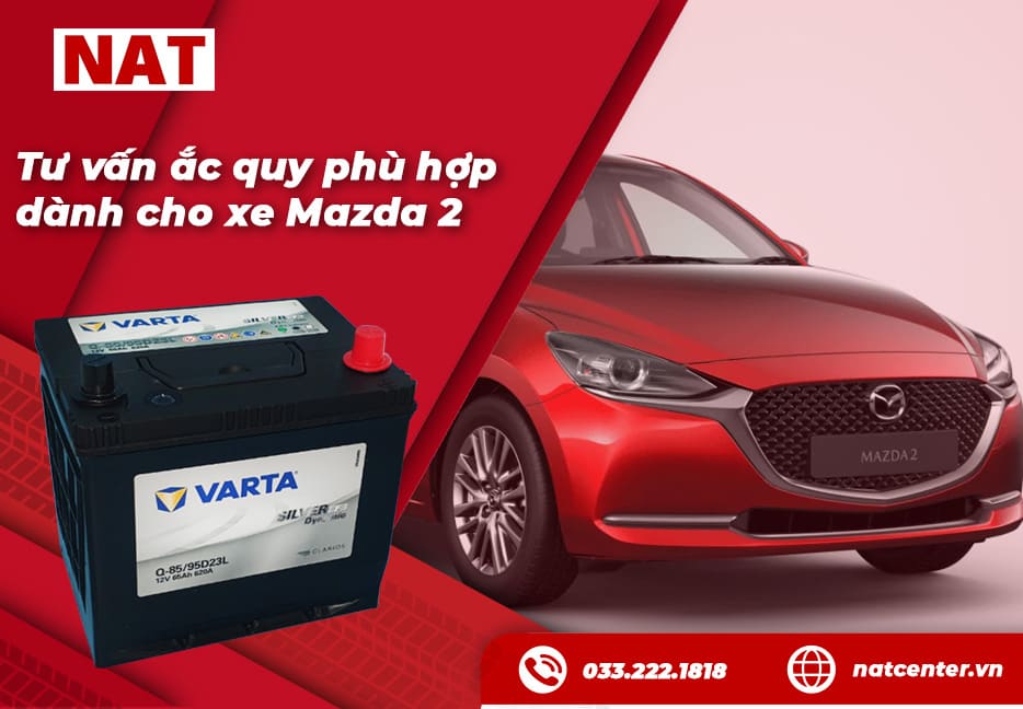 Ắc quy Mazda 2