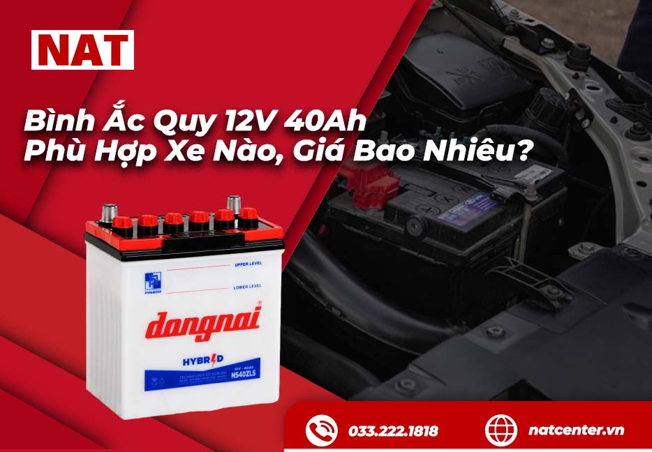 bình ắc quy 12v 40ah giá bao nhiêu