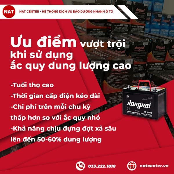 Bình Ắc Quy 12v 50AH