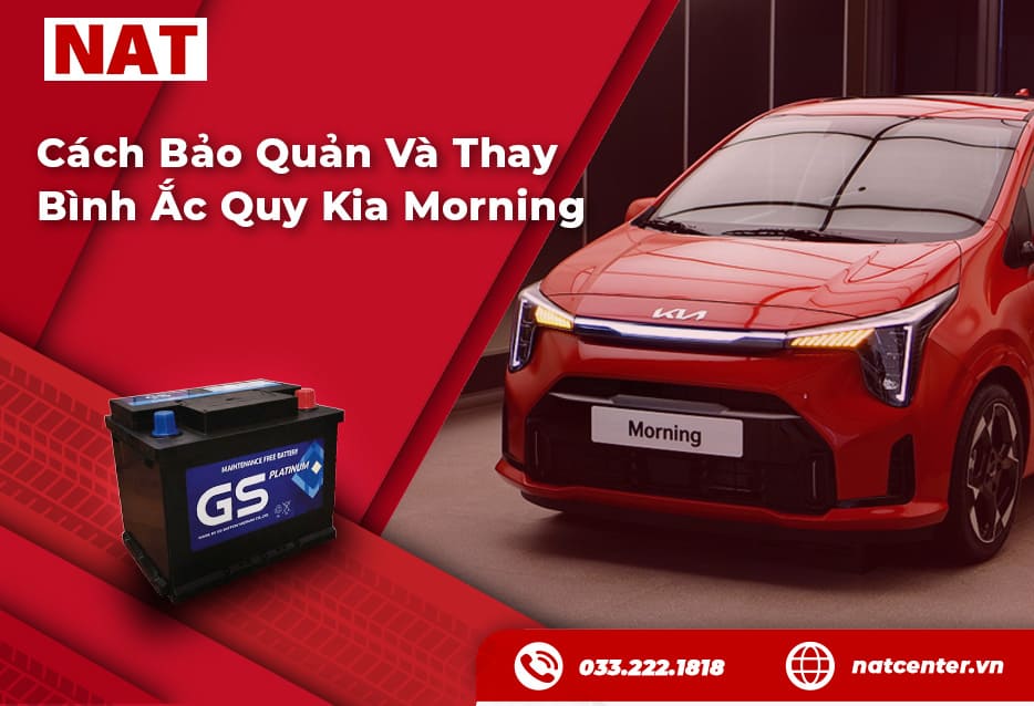Giá bình ắc quy Kia Morning