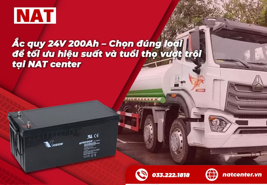 Giá bình ắc quy 24V 200AH