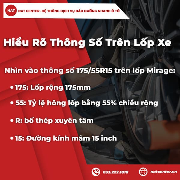 Hiểu rõ thông số trên lốp xe bạn