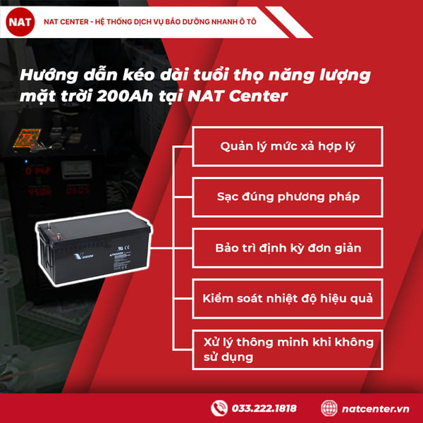 ắc quy năng lượng mặt trời 200ah