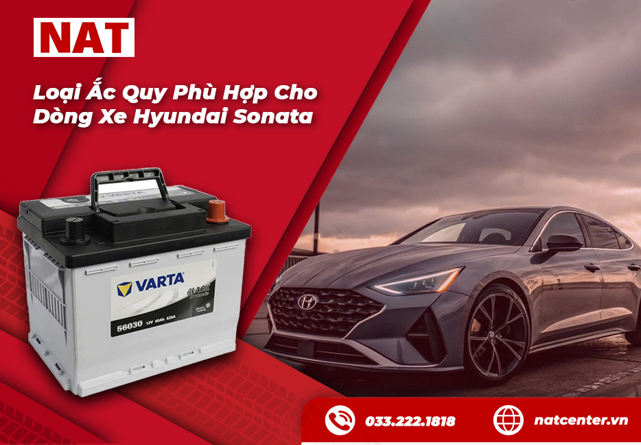 ắc quy xe hyundai sonata