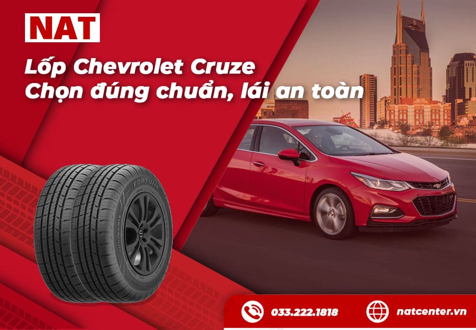 Báo giá lốp xe Chevrolet Cruze