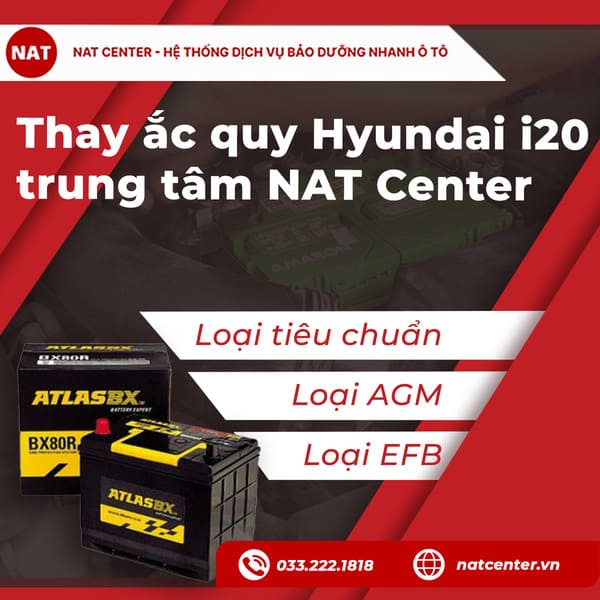ắc quy xe hyundai i20