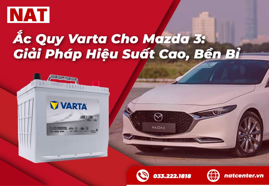 Ắc Quy Varta Cho Mazda 3