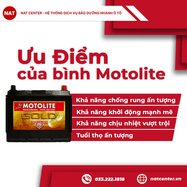 bình ắc quy motolite
